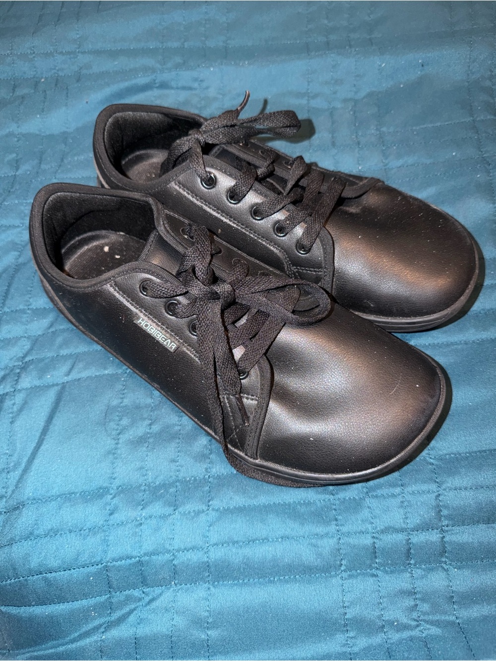 Hobibear Black Lace-Up Sneakers